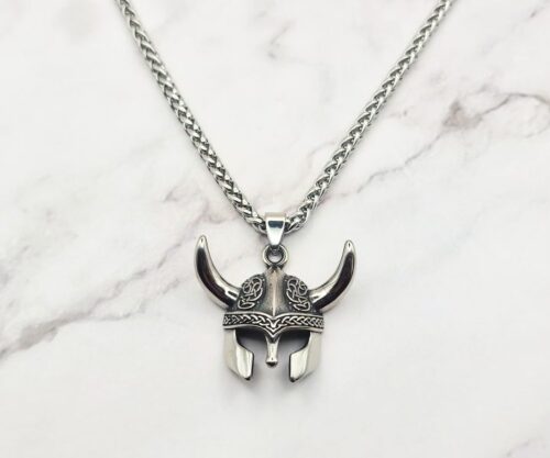 The Helmet 2 Mei's Viking The Helmet | ketting | Stainless Steel The Helmet 2