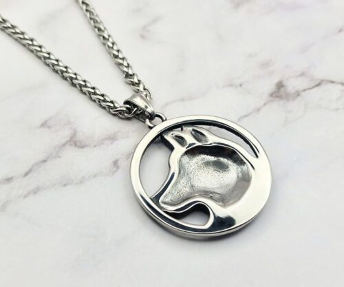 Watching Wolf 4 Mei's Viking Watching Wolf | ketting | Stainless Steel Watching Wolf 4