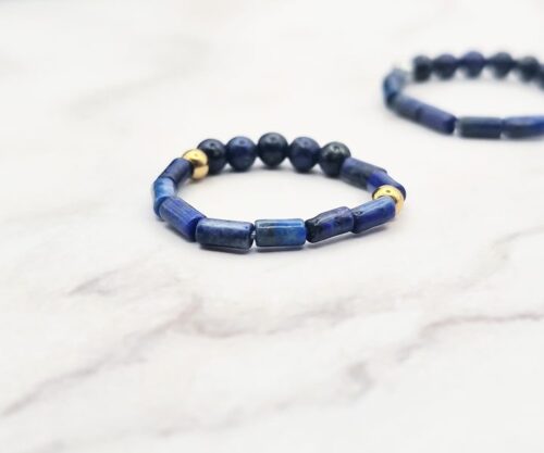 Mei’s Handmade Joy Morsecode ring met edelsteen