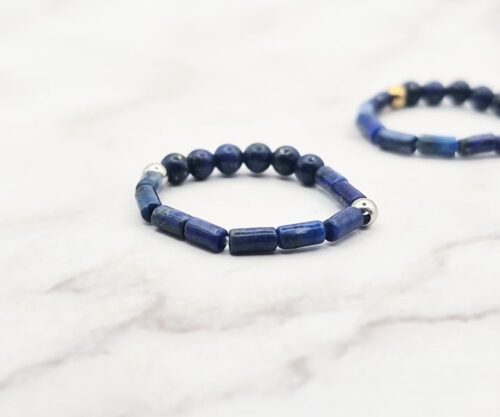 Mei’s Handmade Joy Morsecode ring met edelsteen