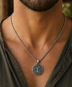 Alternative view of Mei's Viking Nordic Roots | ketting | Stainless Steel