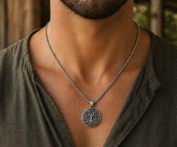Alternative view of Mei's Viking Nordic Roots | ketting | Stainless Steel