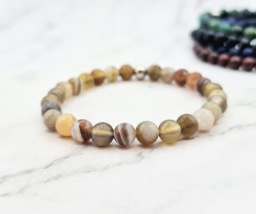 Mini Earth Stones 6 Mei's Handmade Mini Earth Stones | armband | Edelsteen Mini Earth Stones 6