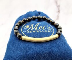 Mei's Tibetan Black Harmony | armband | Edelsteen