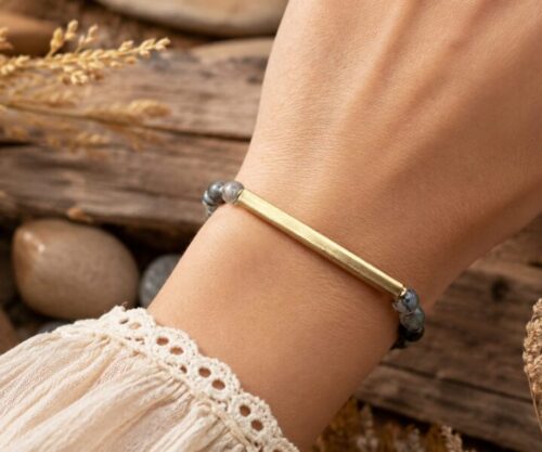 Alternative view of Mei's Tibetan Green Harmony | armband | Edelsteen