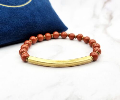 Red Harmony 3 Mei's Tibetan Red Harmony | armband | Edelsteen Red Harmony 3