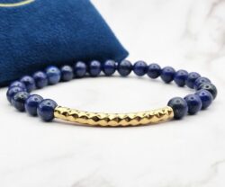 Mei's Handmade Charming Blue | armband | Edelsteen