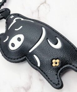 Mei's | Keyed Hangout Piggy | sleutelhanger | Leer