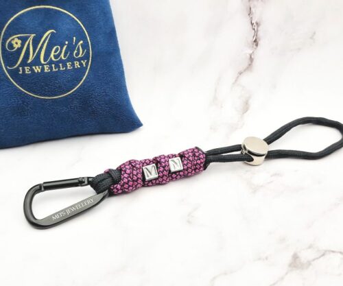 Initials Cord Unity 4 Mei's Handmade Initials Cord Unity | sleutelhanger | Paracord Initials Cord Unity 4