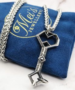 Mei's Viking ketting | Nordic Key | Stainless Steel | zilver