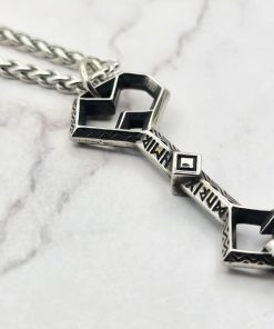 Nordic Key 3 Mei's Viking ketting | Nordic Key | Stainless Steel | zilver Nordic Key 3
