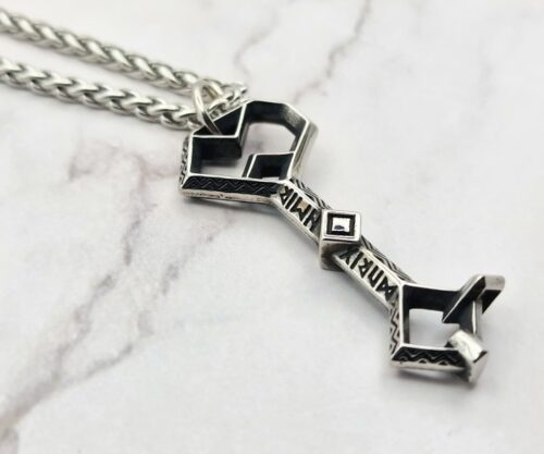 Nordic Key 3 Mei's Viking Nordic Key | ketting | Stainless Steel Mei’s Viking Nordic Key ketting van stainless steel