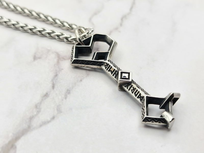 Nordic Key 3 Mei's Viking ketting | Nordic Key | Stainless Steel | zilver Mei's Viking ketting | Nordic Key | Stainless Steel | zilver - Afbeelding 3