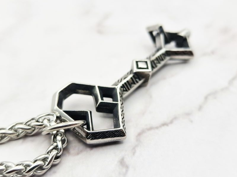 Nordic Key 4 Mei's Viking ketting | Nordic Key | Stainless Steel | zilver Mei's Viking ketting | Nordic Key | Stainless Steel | zilver - Afbeelding 4