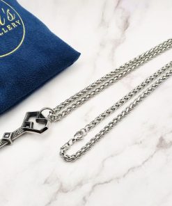 Nordic Key 5 Mei's Viking ketting | Nordic Key | Stainless Steel | zilver Nordic Key 5