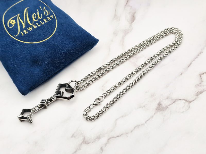 Nordic Key 5 Mei's Viking ketting | Nordic Key | Stainless Steel | zilver Mei's Viking ketting | Nordic Key | Stainless Steel | zilver - Afbeelding 5