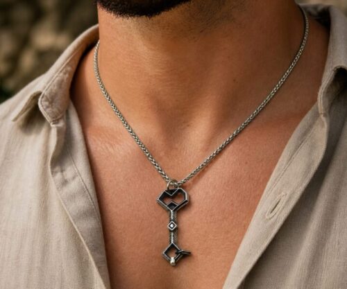 Alternative view of Mei's Viking Nordic Key | ketting | Stainless Steel