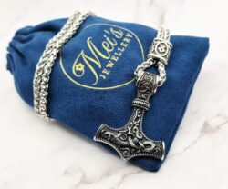 SIlver Hammer 1 Mei's Viking Silver Hammer | ketting | Stainless Steel SIlver Hammer 1