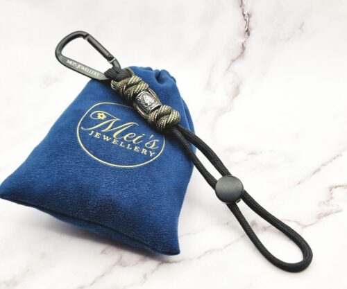 Nordic Cord Valknut 1 Mei's Handmade Nordic Cord Valknut | sleutelhanger | Paracord Mei’s Handmade Nordic Cord Valknut sleutelhanger paracord