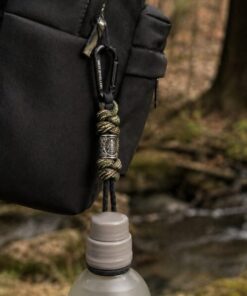 Alternative view of Mei's Handmade Nordic Cord Valknut | sleutelhanger | Paracord