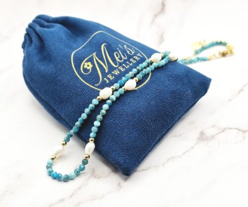 Pearl Aura 1 Mei's Everest Pearl Aura | ketting | Edelsteen Pearl Aura 1