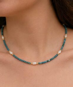 Alternative view of Mei's Everest Pearl Aura | ketting | Edelsteen