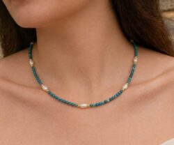 Alternative view of Mei's Everest Pearl Aura | ketting | Edelsteen