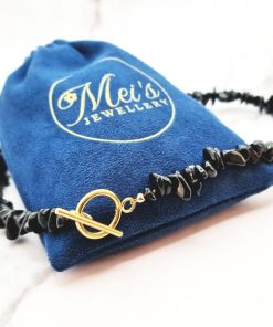 Mei's | Everest Black Aura | ketting | Edelsteen