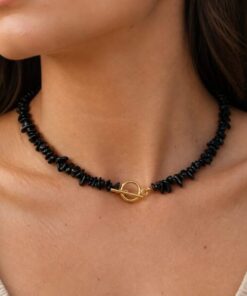 Alternative view of Mei's Everest Black Aura | ketting | Edelsteen