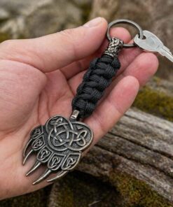 Alternative view of Mei's Viking Black Claw | sleutelhanger | Paracord