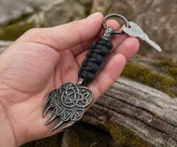 Alternative view of Mei's Viking Black Claw | sleutelhanger | Paracord