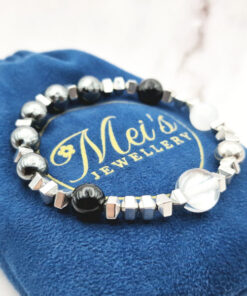 Eclipse Stones 1 Mei's Jewellery Mei's | Handmade Eclipse Stones | armband | Edelsteen & Stainless Steel