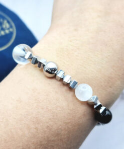 Alternative view of Mei's | Handmade Eclipse Stones | armband | Edelsteen & Stainless Steel