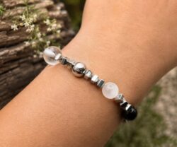 Alternative view of Mei's Handmade Eclipse Stones | armband | Edelsteen
