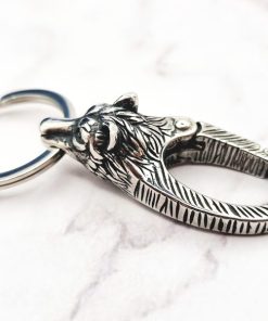 Fenrir Locked 3 Mei's | Keyed Fenrir Locked | sleutelhanger | Stainless Steel Fenrir Locked 3