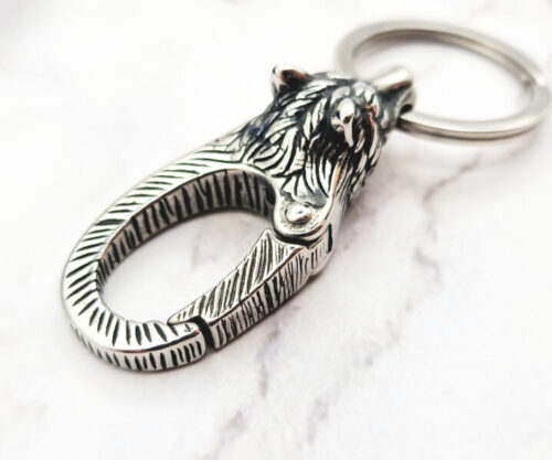 Fenrir Locked 4 Mei's Viking Fenrir Locked | sleutelhanger | Stainless Steel Fenrir Locked 4