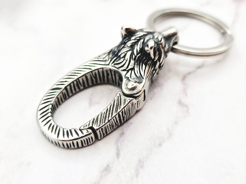 Fenrir Locked 4 Mei's | Keyed Fenrir Locked | sleutelhanger | Stainless Steel Mei's | Keyed Fenrir Locked | sleutelhanger | Stainless Steel - Afbeelding 4