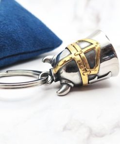 Nordic Crown 3 Mei's | Keyed Nordic Crown | sleutelhanger | Stainless Steel Nordic Crown 3