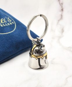 Nordic Crown 4 Mei's | Keyed Nordic Crown | sleutelhanger | Stainless Steel Nordic Crown 4