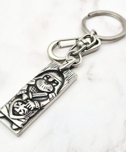 Alternative view of Mei's | Keyed Nordic Warrior | sleutelhanger | Stainless Steel