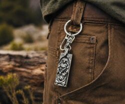 Alternative view of Mei's Viking Nordic Warrior | sleutelhanger | Stainless Steel