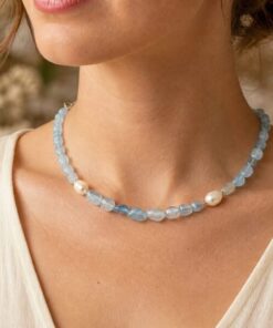 Alternative view of Mei's Everest Pearl Wave | ketting | Edelsteen