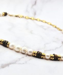 Alternative view of Mei's | Everest Tiger Glow | ketting | parel & edelsteen