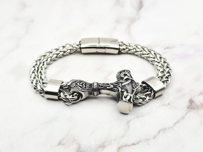 Mjolnir Chain 1 Mei's | Viking Mjölnir Chain | armband | Stainless Steel Mei's | Viking Mjölnir Chain | armband | Stainless Steel