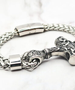 Alternative view of Mei's | Viking Mjölnir Chain | armband | Stainless Steel