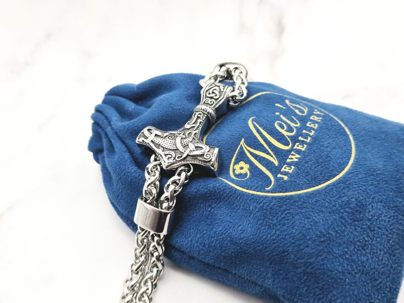 Mjolnir Chain 6 Mei's | Viking Mjölnir Chain | armband | Stainless Steel Mei's | Viking Mjölnir Chain | armband | Stainless Steel - Afbeelding 6