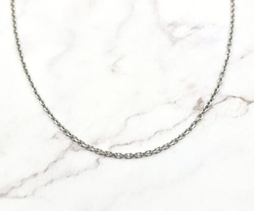 Mei’s Muse Outlaw Chain Bold ketting van roestvrij staal in zilver