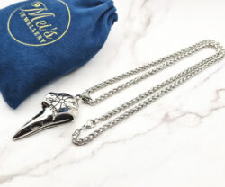 Raven Vegvisir 6 Mei's Viking Raven Vegvisir | ketting | Stainless Steel Raven Vegvisir 6