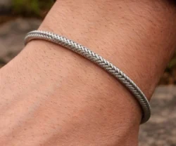 Alternative view of Mei's Muse Steel Flow | armband | Stainless Steel