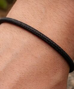 Alternative view of Mei's | Chained Dark Flow | armband | Stainless Steel